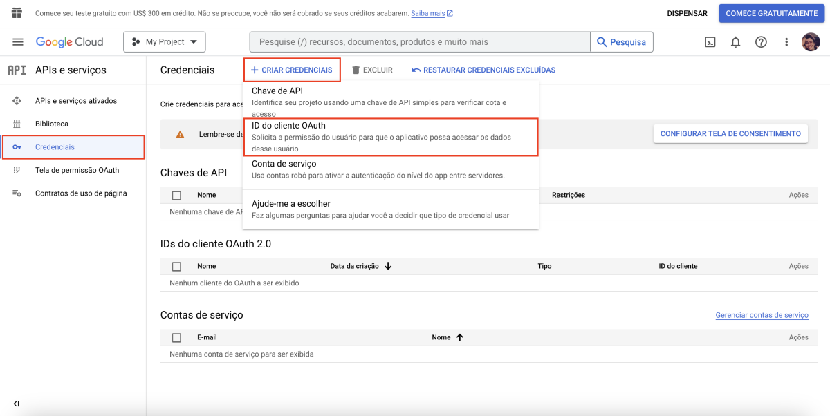 Imagem imagem-caminho-credenciais-google-oAuth